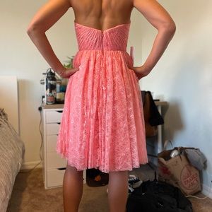 Pink prom/bridesmaids dress
